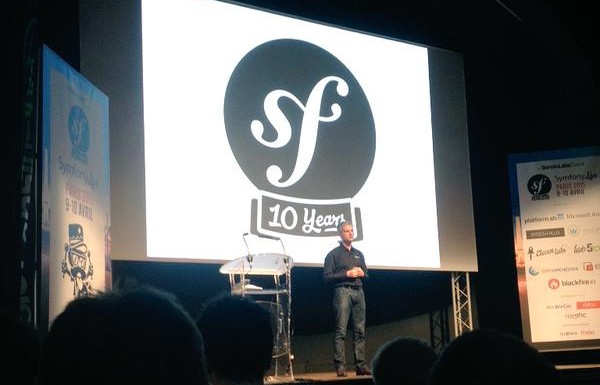 Fabien Potencier à l'ouverture du SymfonyLive 2015