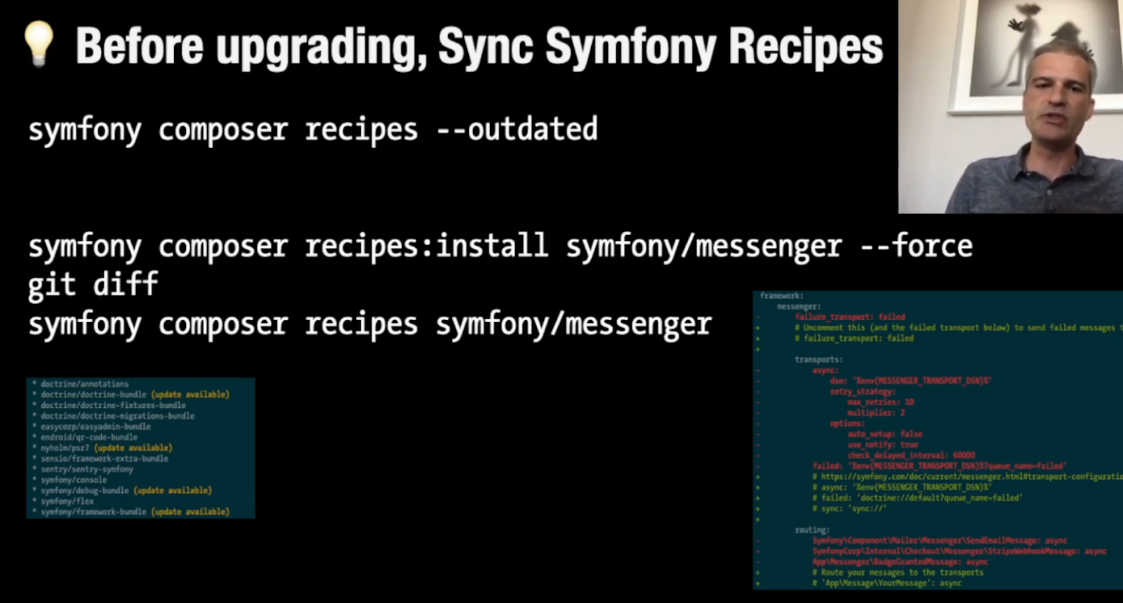 Symfony upgrading