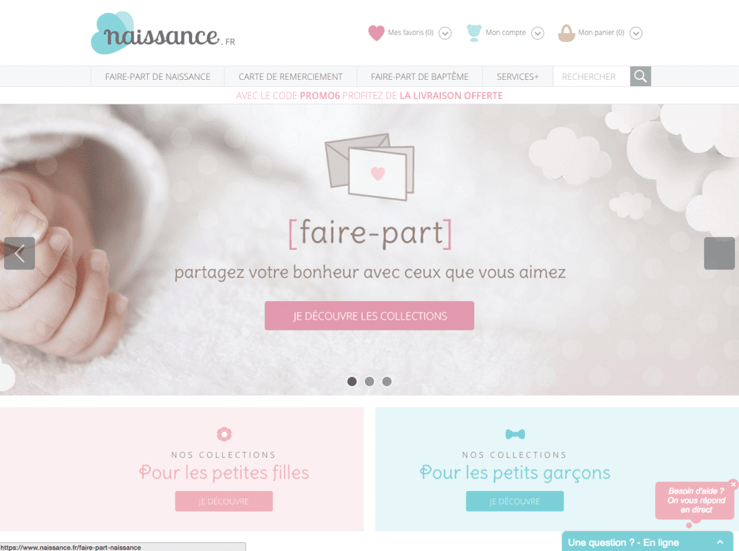 Refonte du site naissance.fr